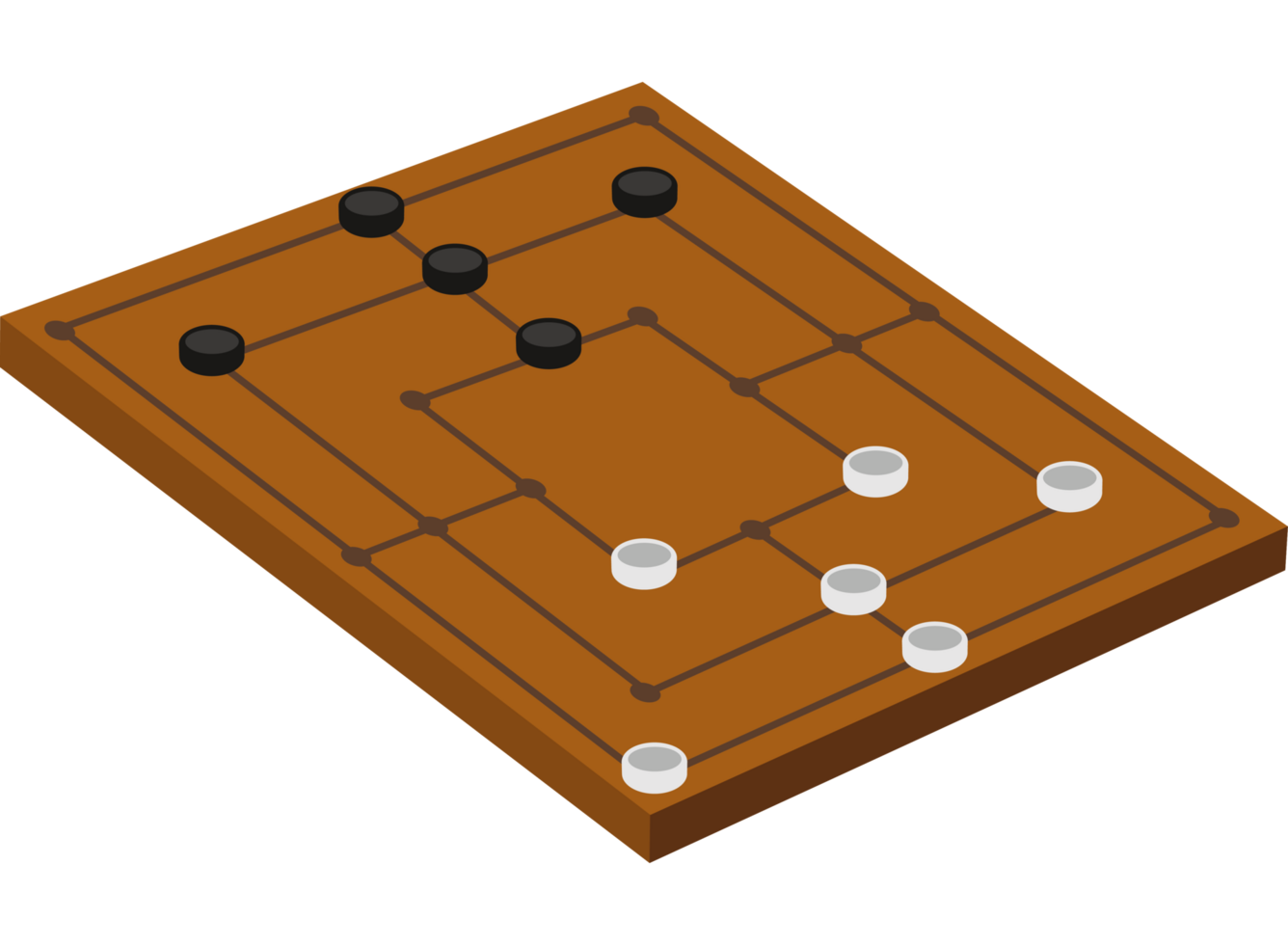game board mill icon isolated png