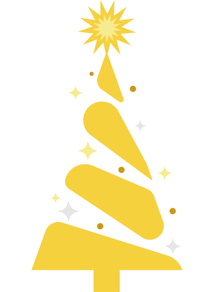 Christmas tree icon isolated png