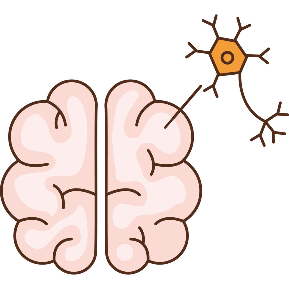 parkinson brain with neuron isolated png