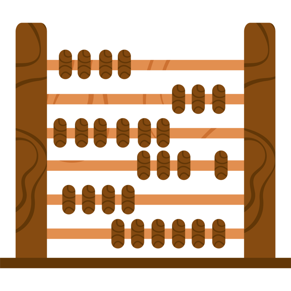wooden abacus illustration png