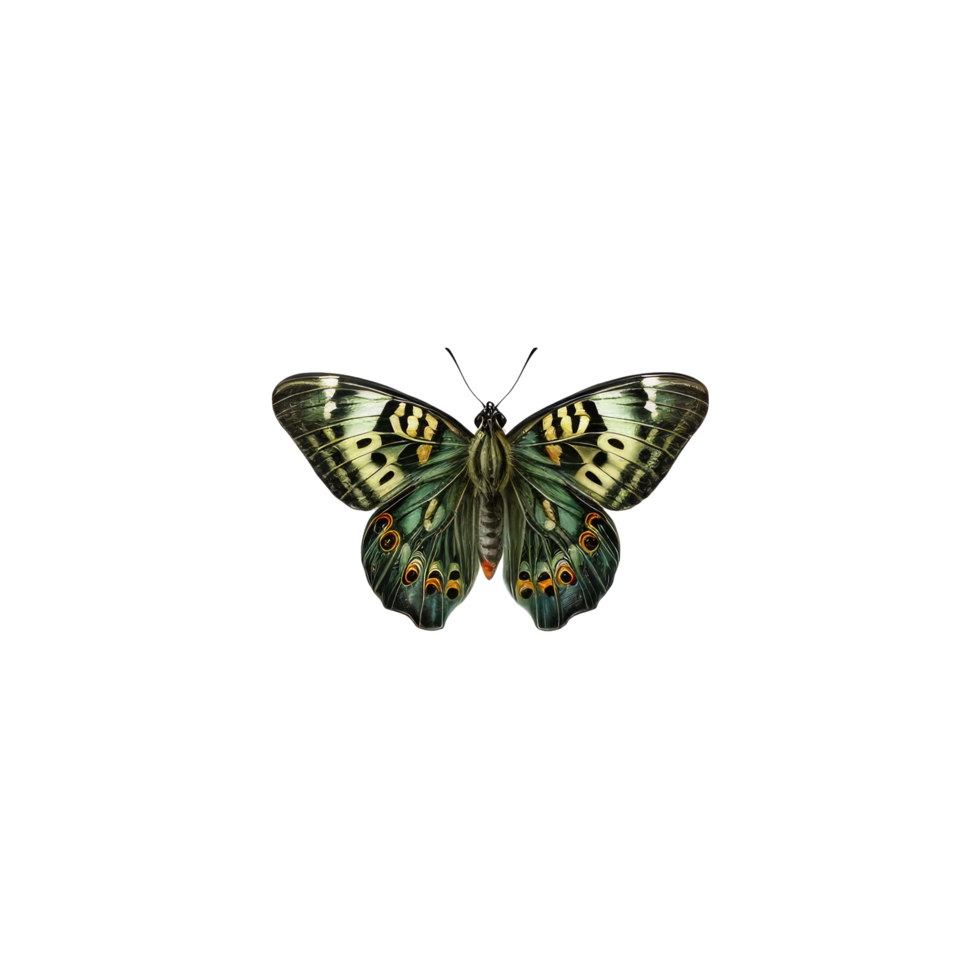 A butterfly is shown on a black background png