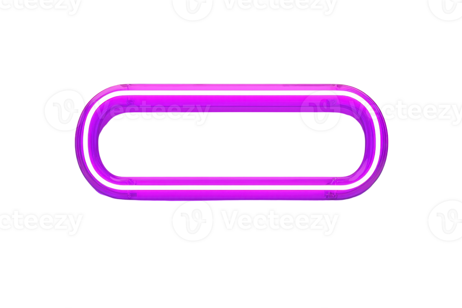 Vibrant neon pink oval shape on a dark background, perfect for creative design and advertising projects, adding a modern and colorful touch. png