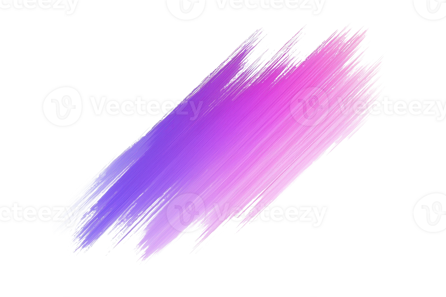 Vibrant purple and pink abstract brush stroke on a transparent background. perfect for artistic, creative, or digital design projects. png