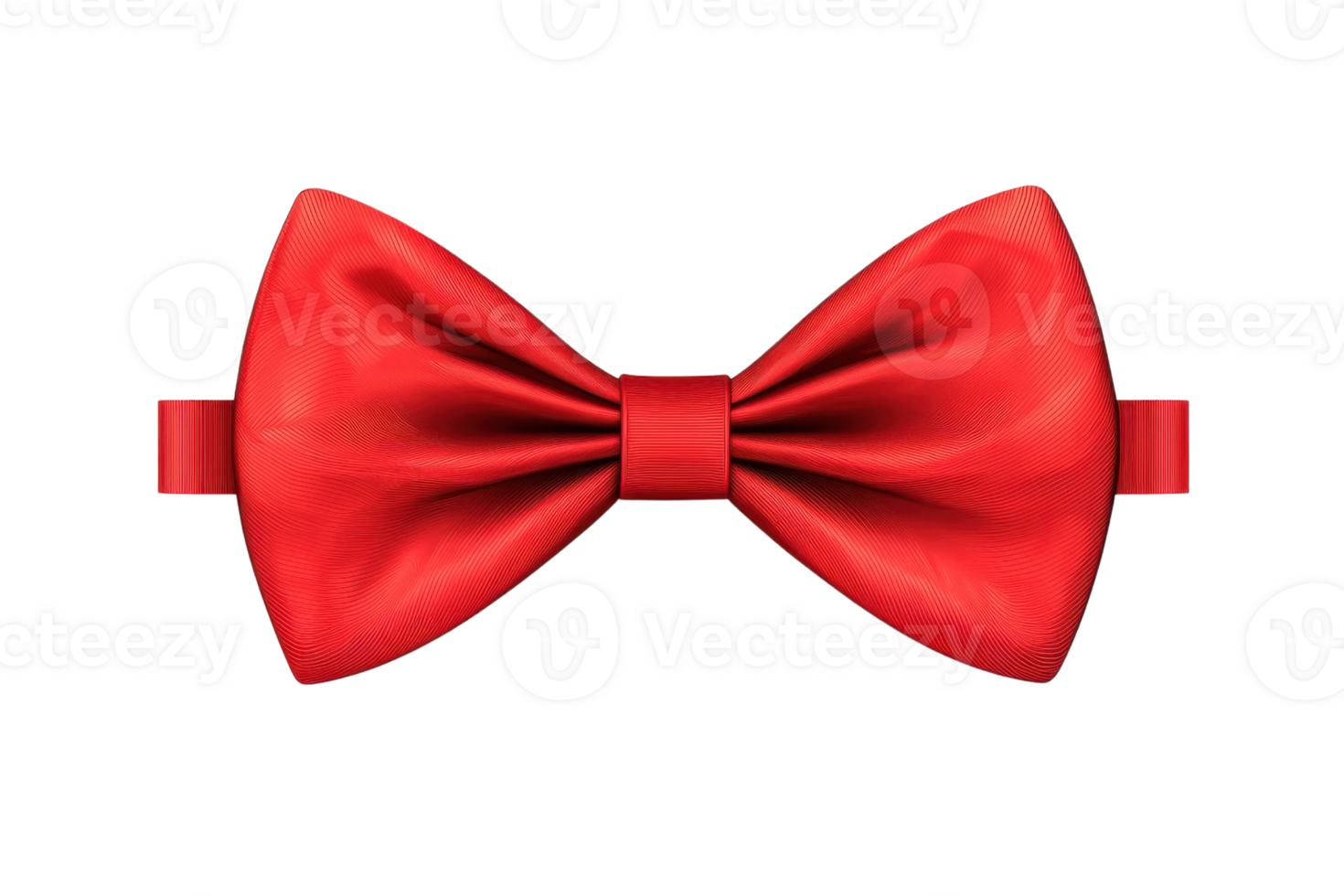 Elegant red bow tie isolated on transparent background. perfect for formal wear, fashion accessories, and special occasions. png