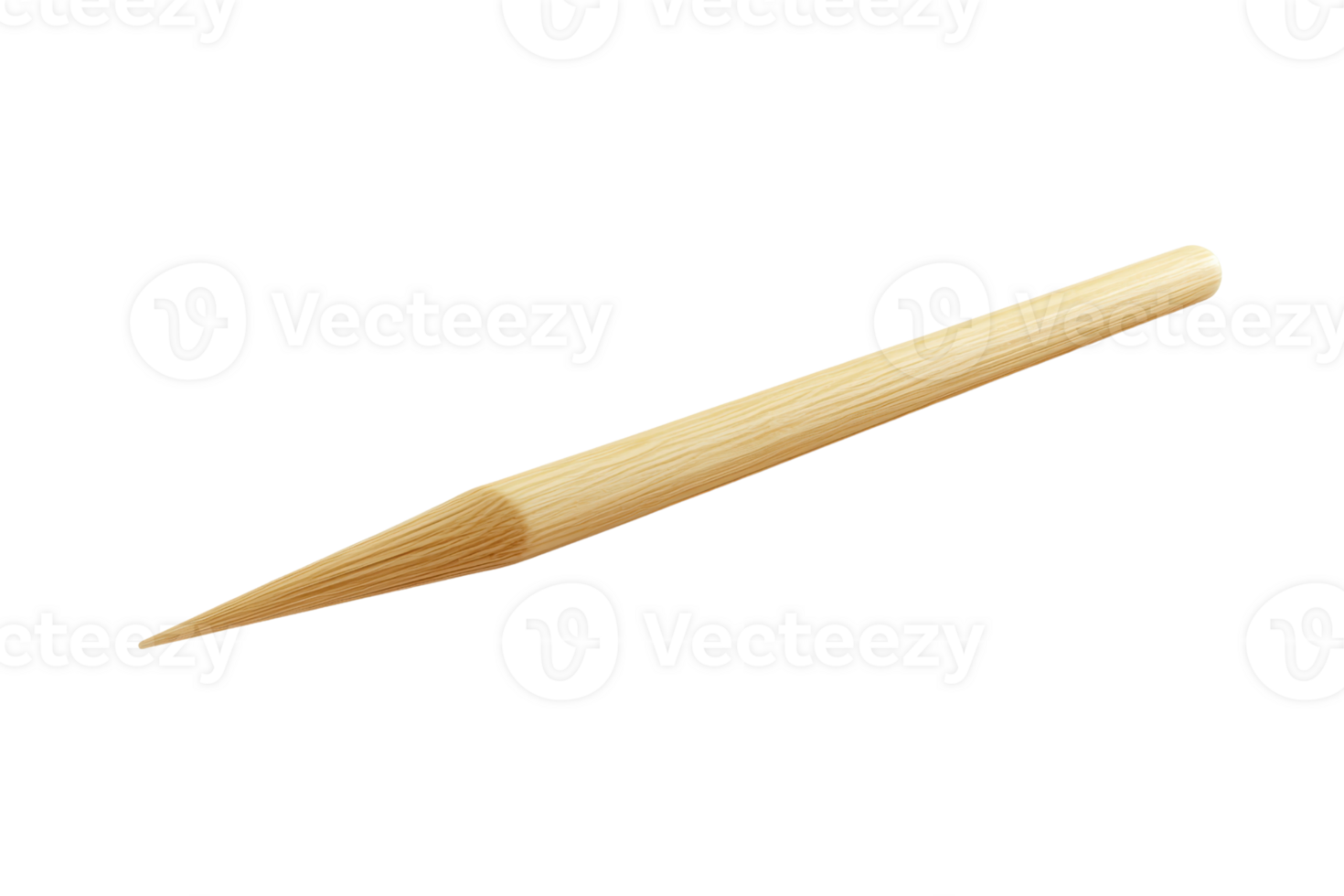 Simple wooden pencil isolated on transparent background. perfect for sketches, drawings, and writing activities. High-quality image for educational use. png