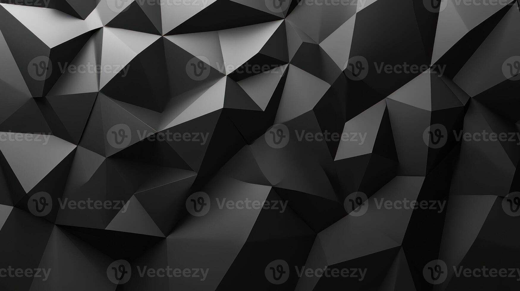 Abstract Black and White Polygonal Texture photo
