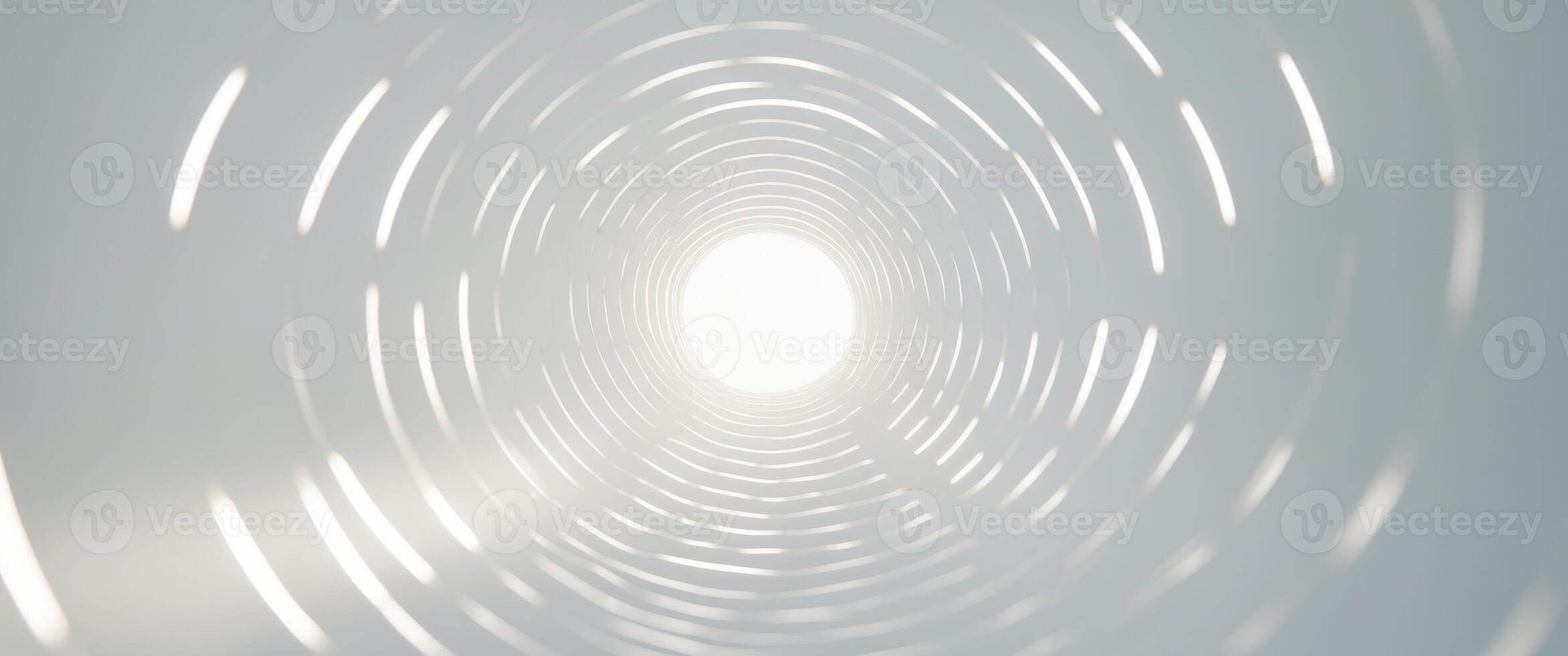 Radiating Light Rays in Concentric Circles. photo