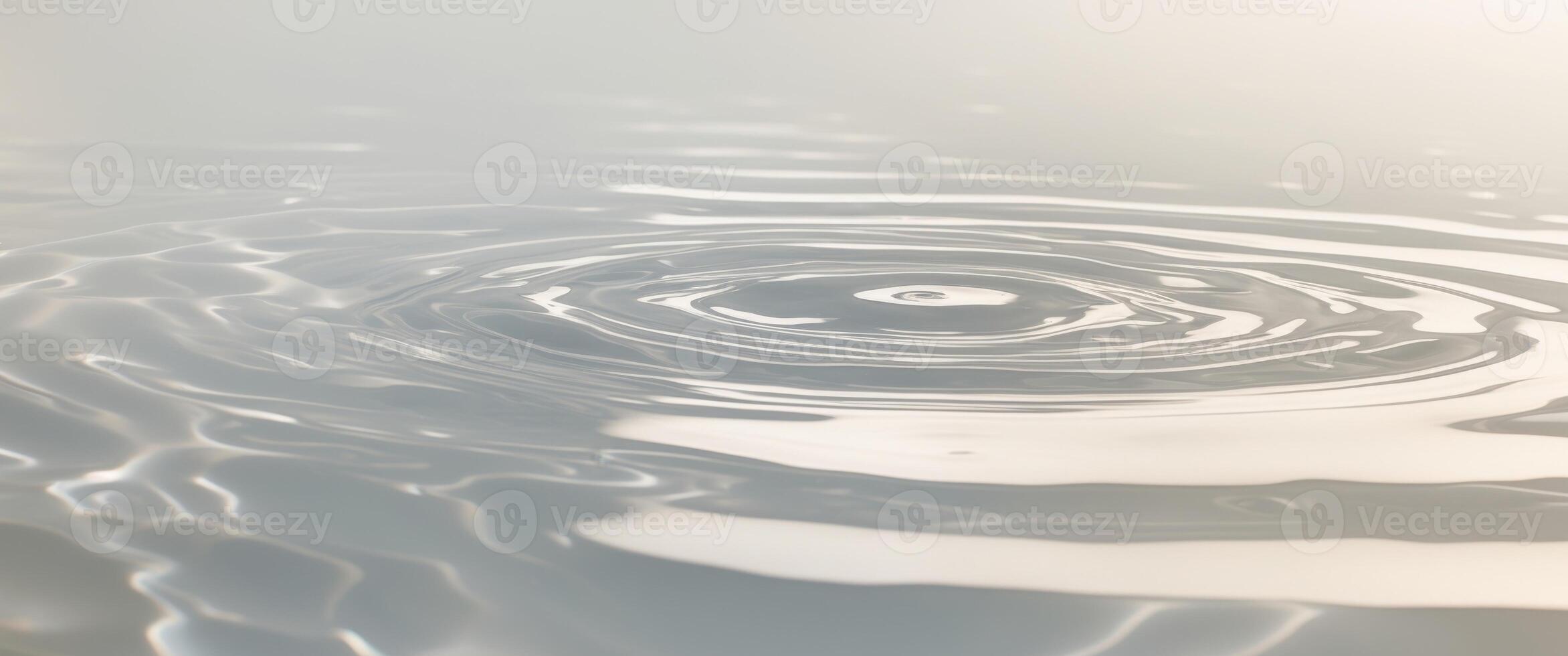Water rippling on reflective surface image. photo