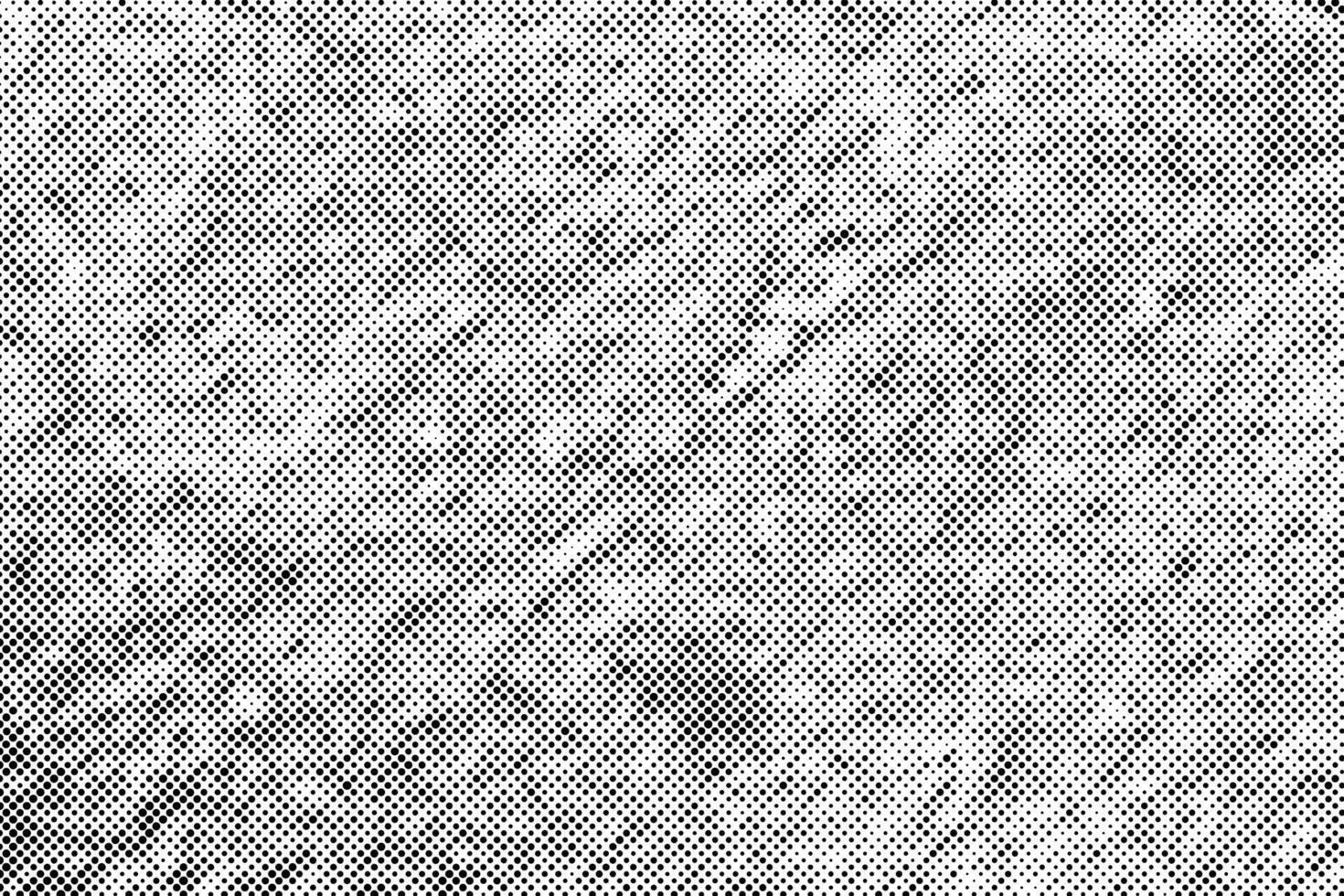 Black dots pattern. Halftone texture pixelate on white background. vector