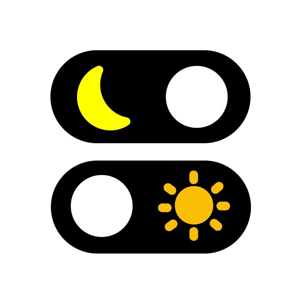 dark and light mode vector