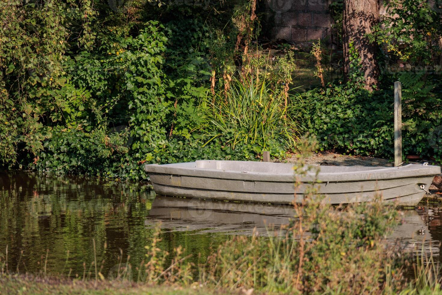 boat in Greetsiel at the north sea in germany photo