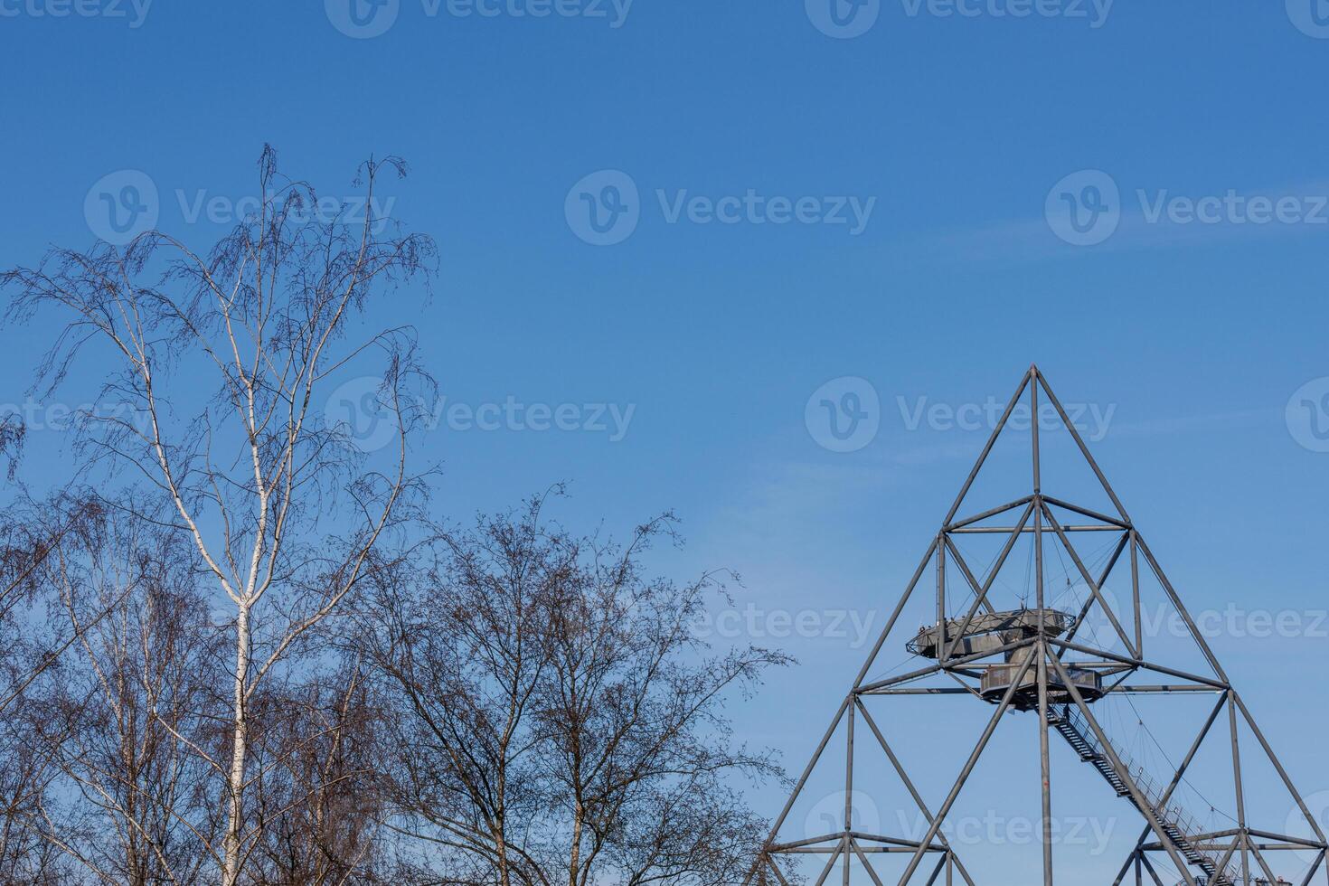 A large metal structure in ruhr aerea photo