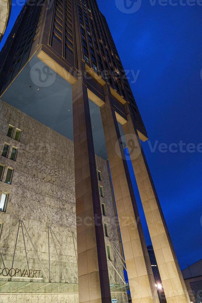 modern house in the city of Rotterdam photo