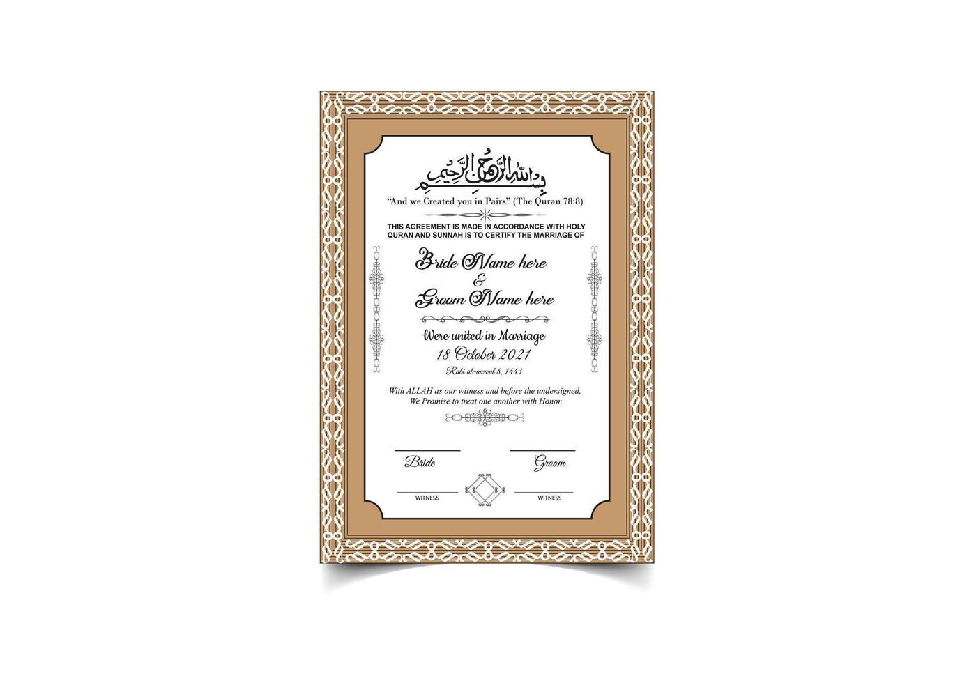 a certificate is shown on a white background vector