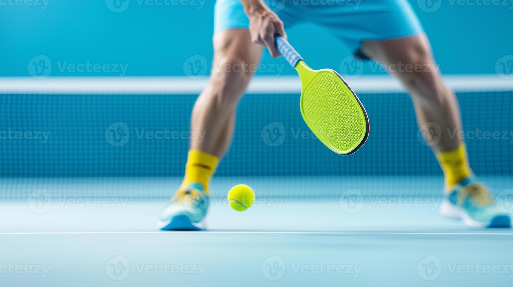 pickleball player in action photo