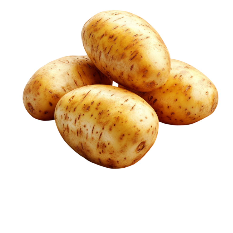 Freshly Baked Potatoes in Rustic Style png