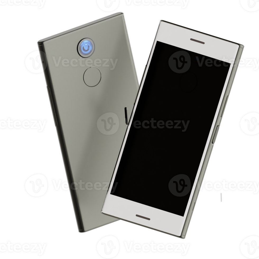 Modern Smartphone With One Camera on Center png