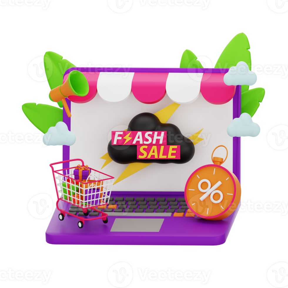 Laptop Flash Sale png