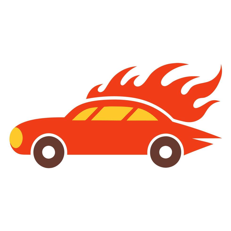 Minimalistic Car Icon Logo for Automotive vector