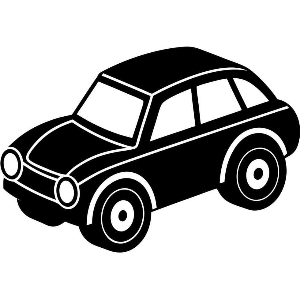 Minimalistic Car Icon Logo for Automotive and Vehicle Design vector