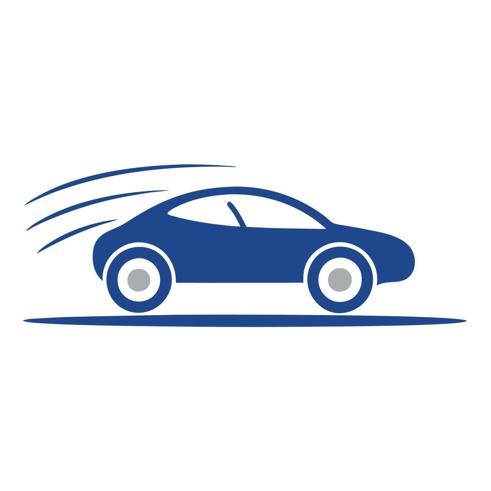 Modern Car Icon for Road Travel and Urban Mobility Use vector