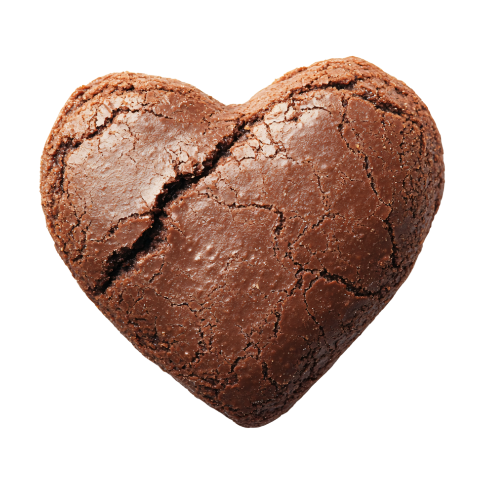 Herz geformt Schokolade Plätzchen Liebe Romantik Valentinsgrüße Tag isoliert auf transparent Hintergrund png