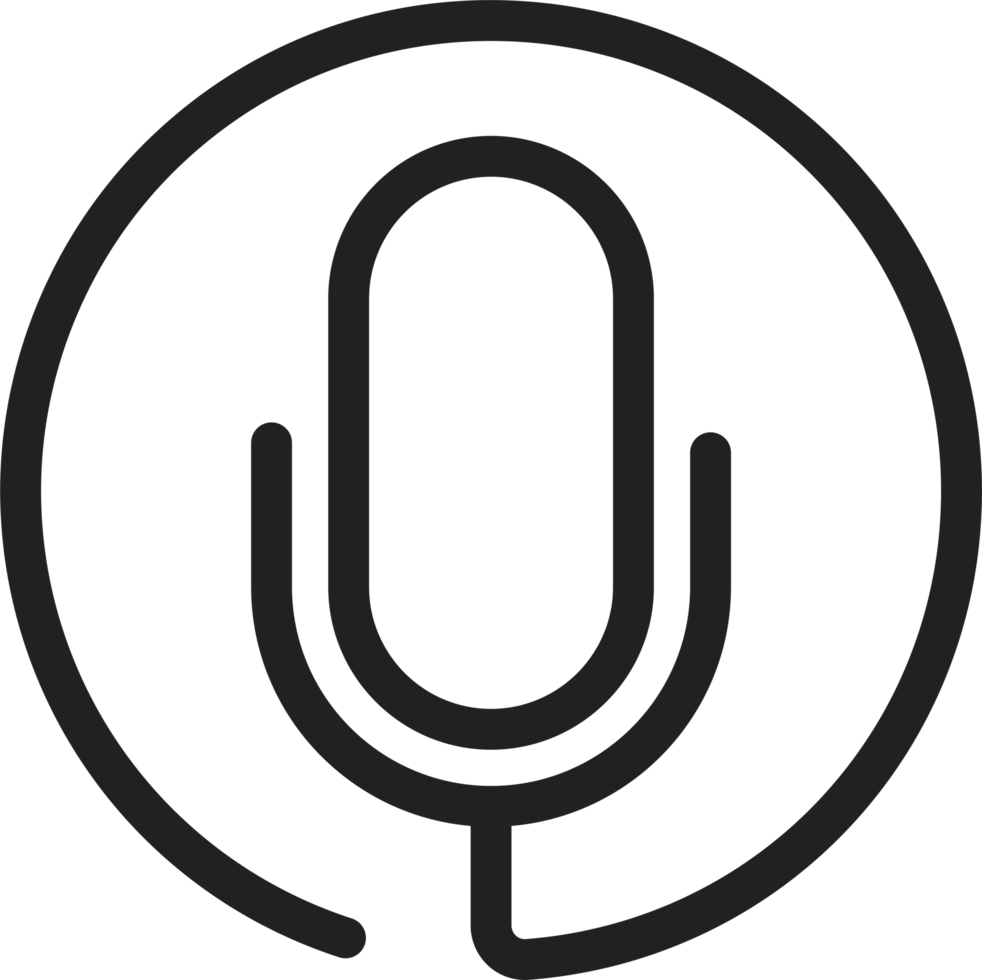 line mic design png