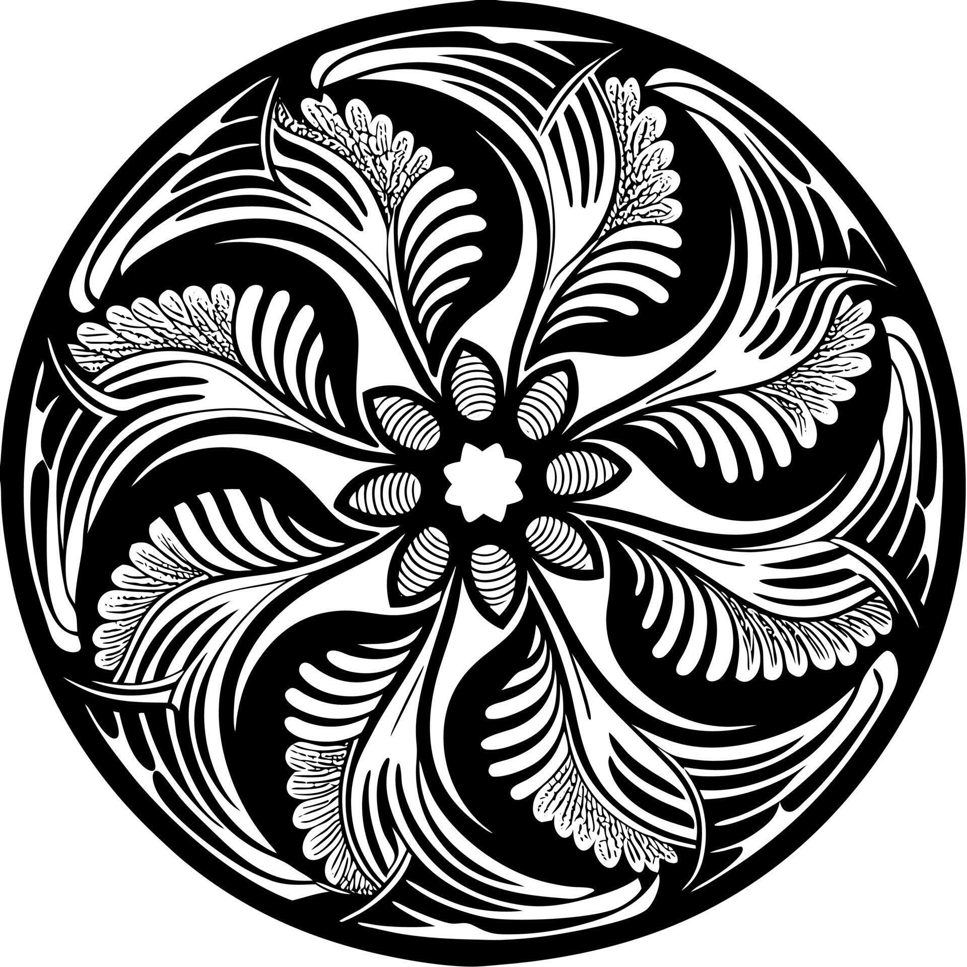 Creative Line Pattern Silhouette Texture for Textile 55156141 Vector ...