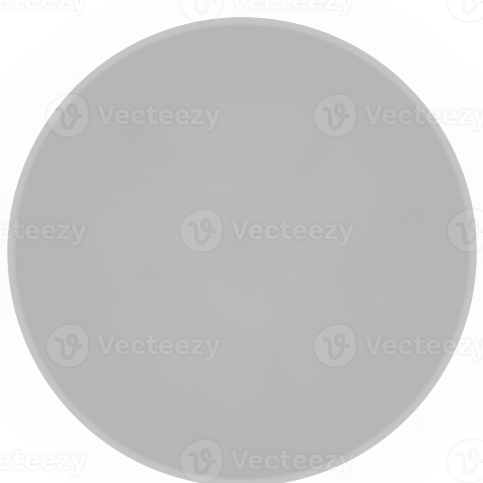 A white plate with a transparent background png