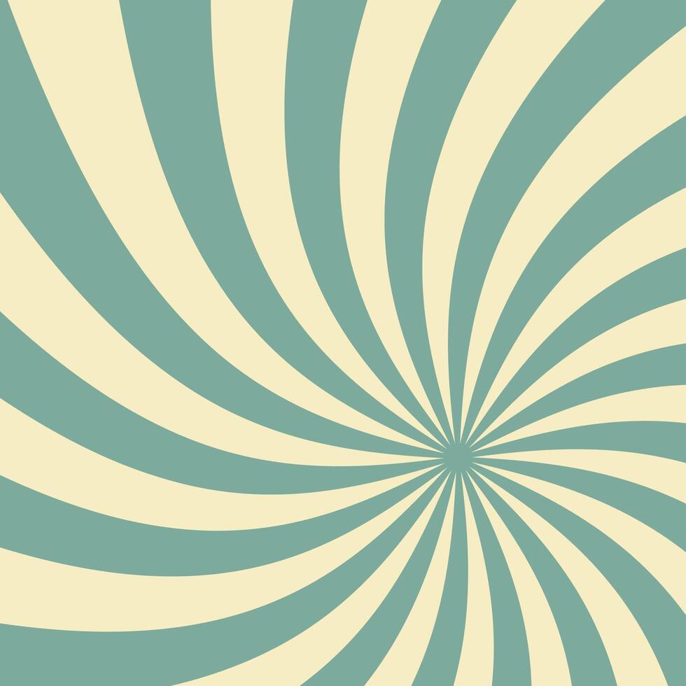 Sunlight retro horizontal background. Pale blue and beige color burst background. vector