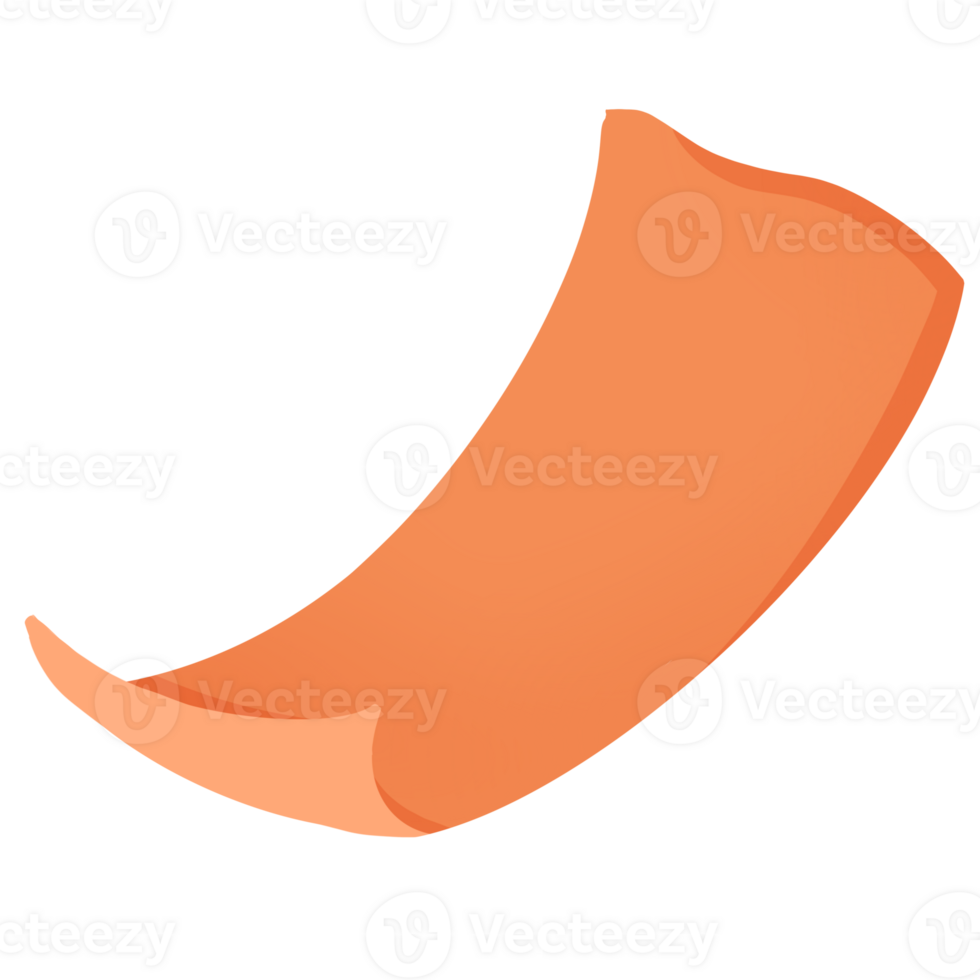 little orange confetti png