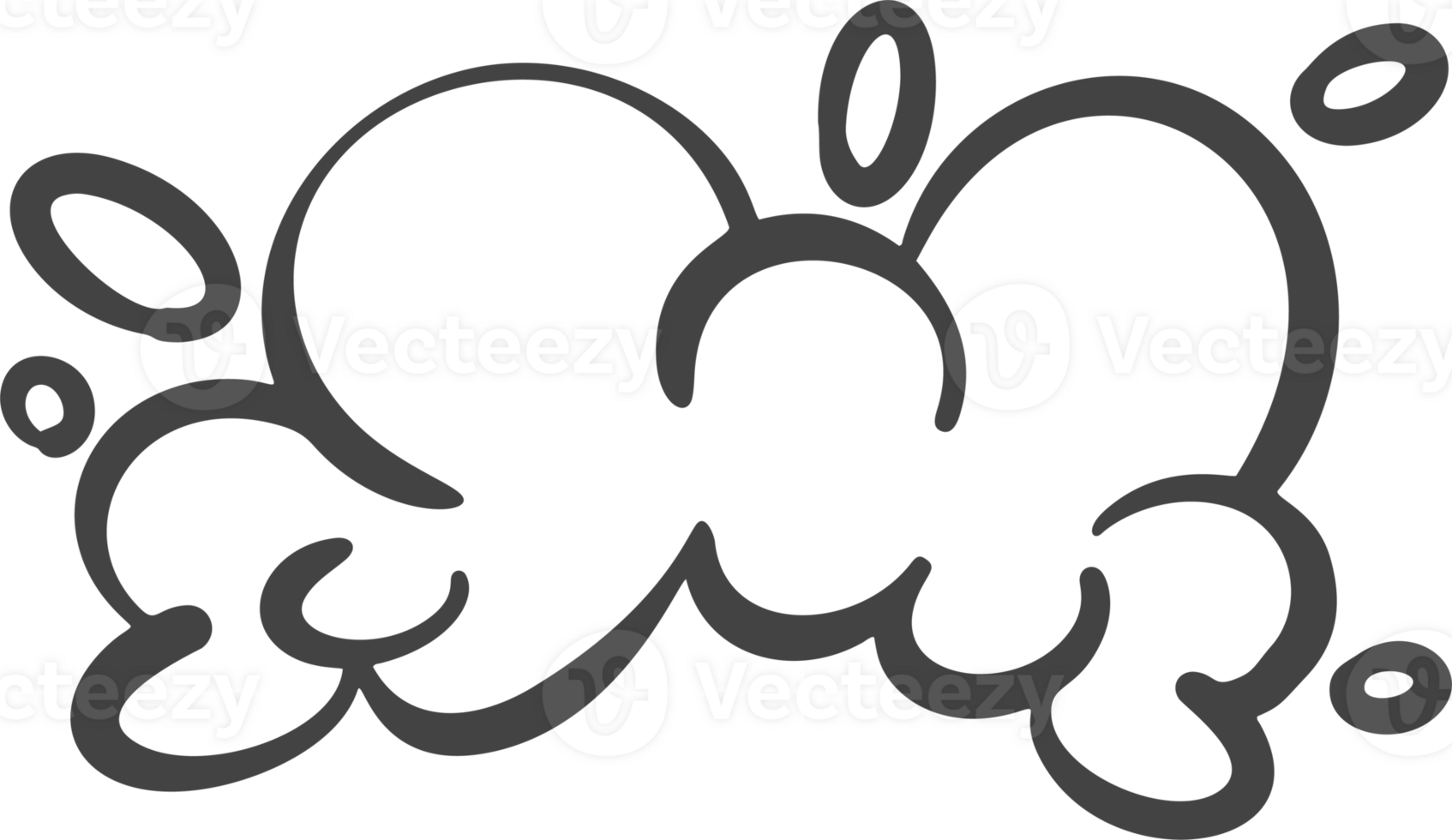 Cartoon comic bomb bang explosion effect. Burst with splashes and smoke elements. Doodle speed lines and pow cloud. Hand drawn sketch. png