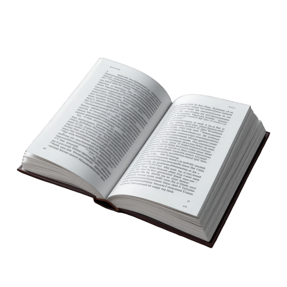Open Book Pages Displaying Text Knowledge Literature Reading Wisdom Education Study Learning png