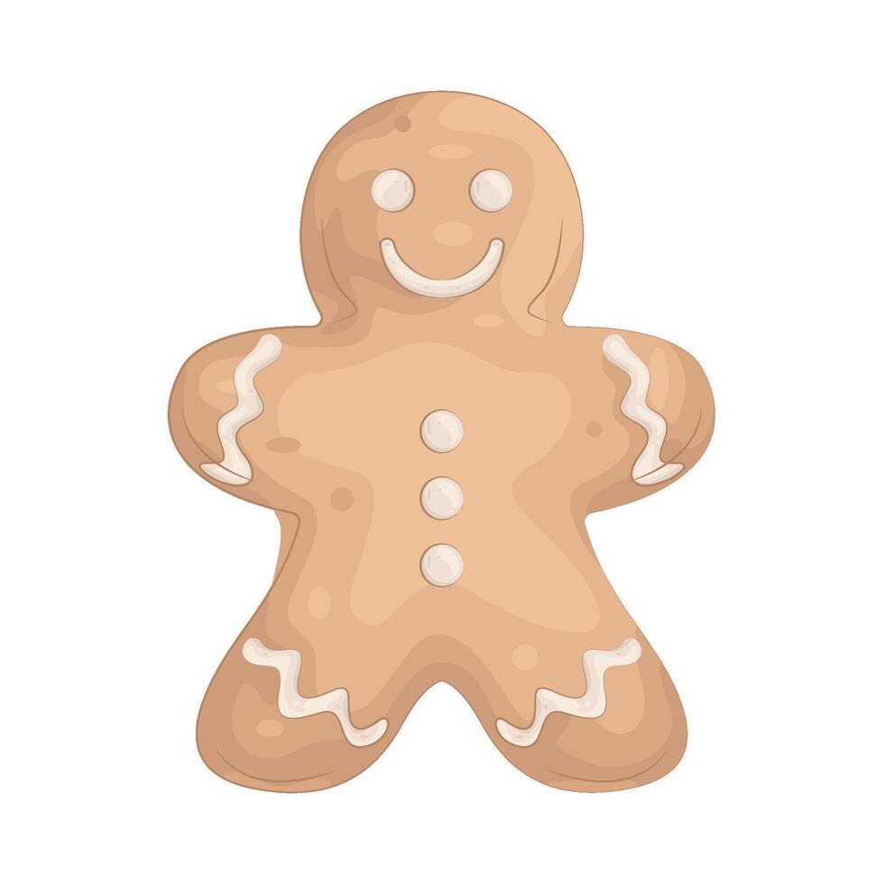 Illustration of Gingerbread Cookie vector