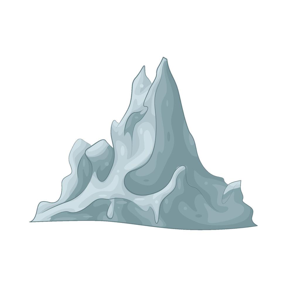 Illustration of glacier vector