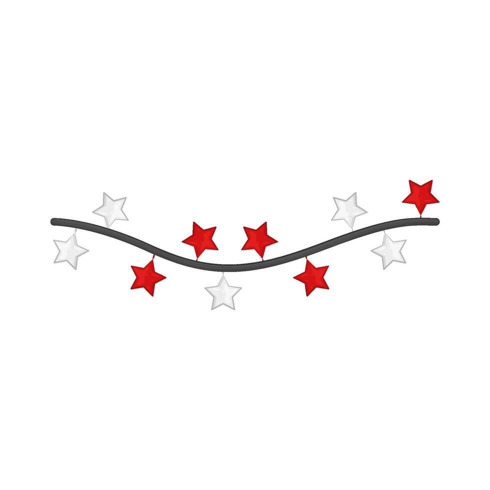 Illustration of Christmas Lights vector