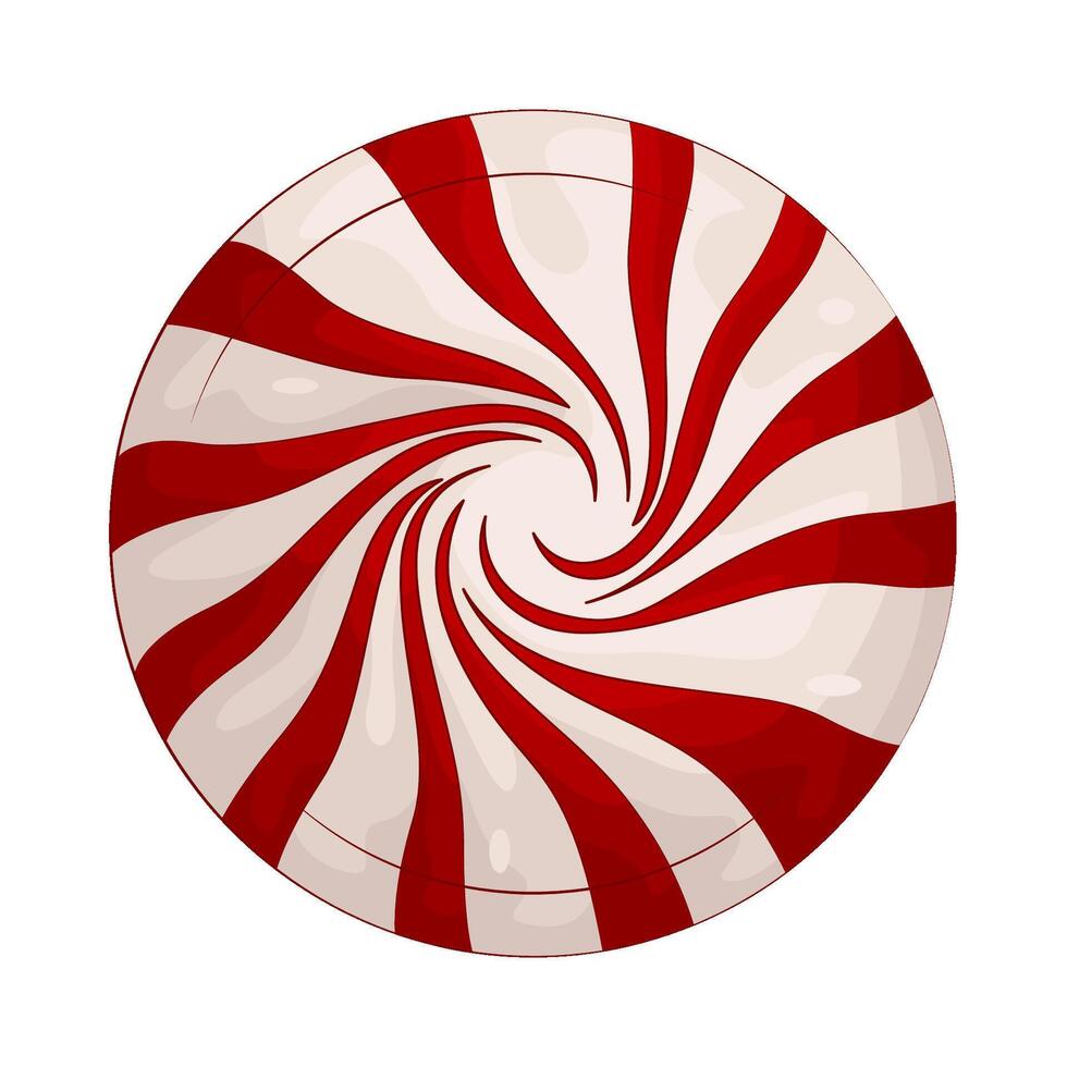 Illustration of Peppermint Candy vector