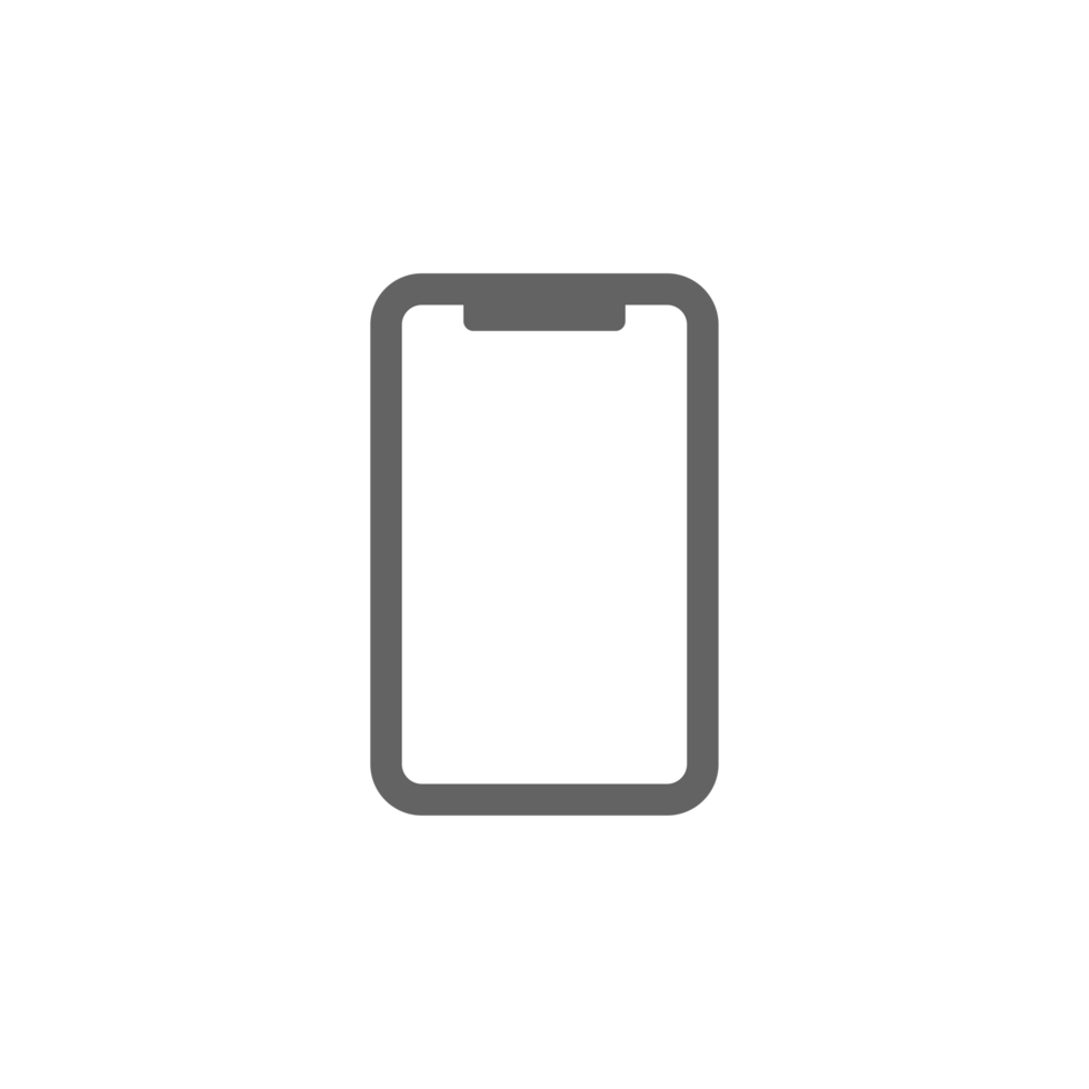 Mobile Phone Front View Icon png