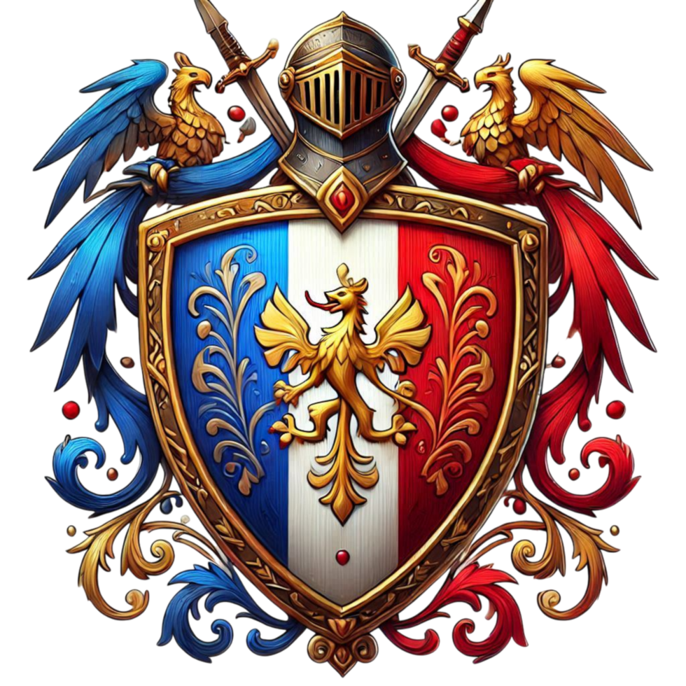 Heraldic France Shield png