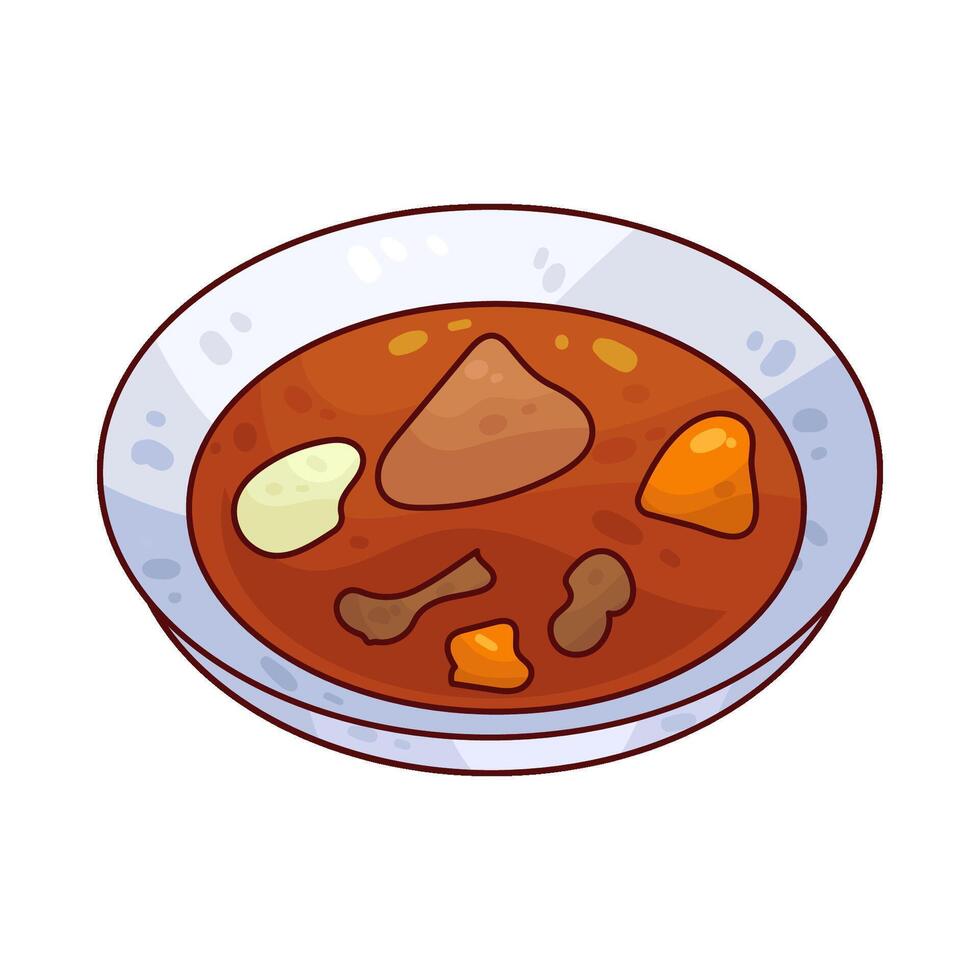 Winter Stew illustration vector