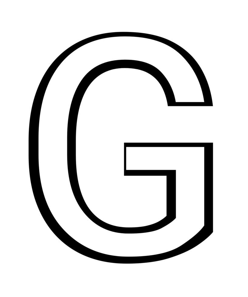 english capital letter G png