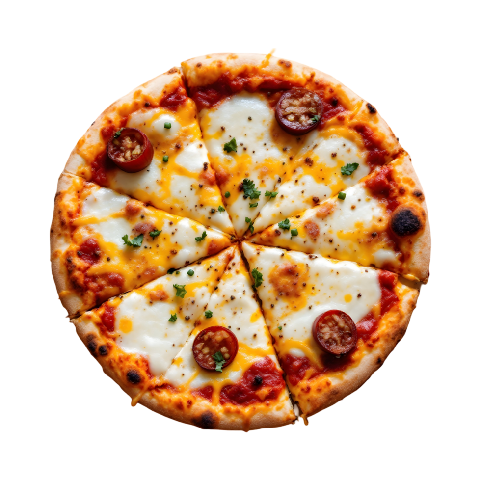 Pizza mit Käse und Tomaten 55157806 PNG