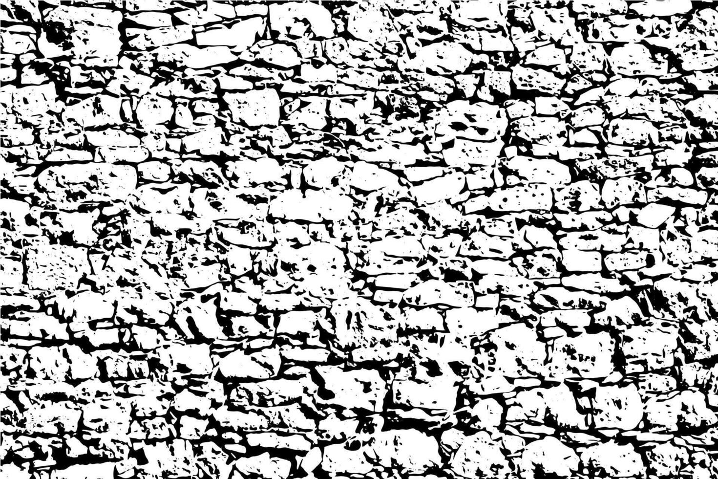 Old crack brick grunge texture vector