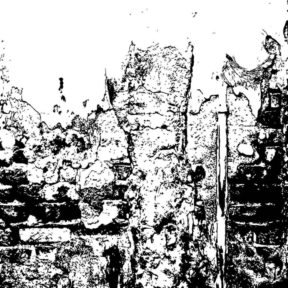 Old wall cement getting off grunge texture vector