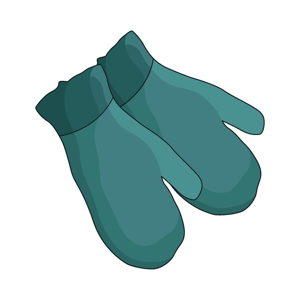 illustration of Mittens vector