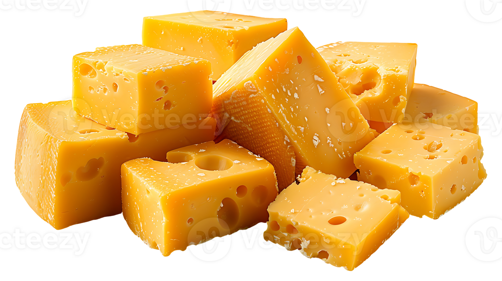 Transparent cheese slice png