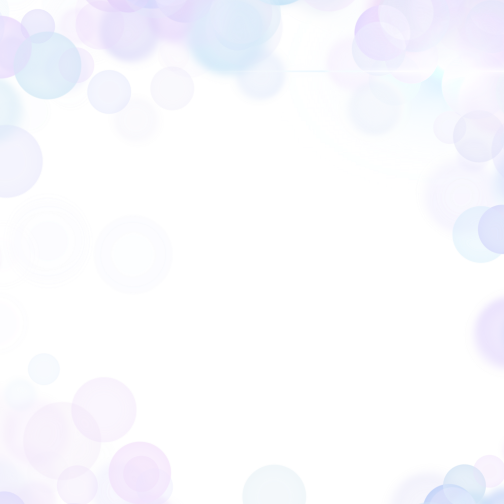 Elegant pastel bokeh png