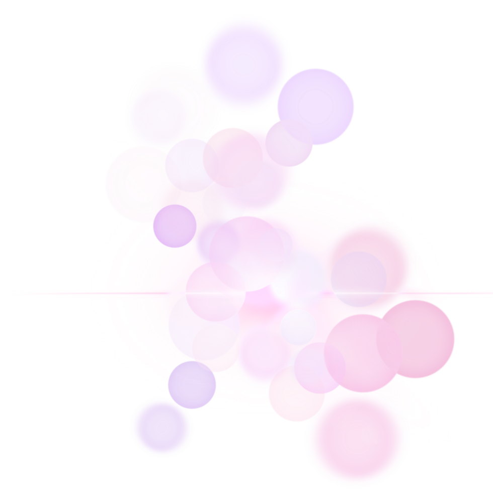 Luxurious pink bokeh effect illustration png