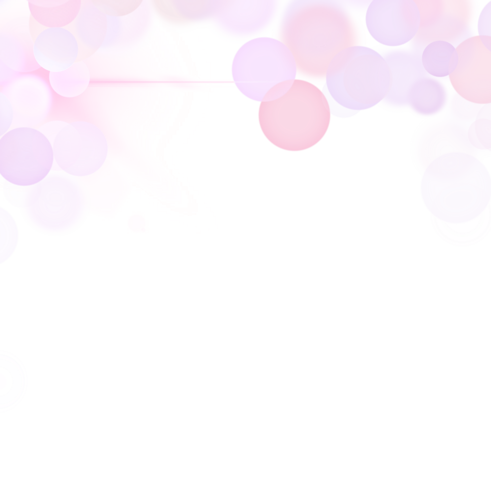 Gradient pink bokeh illustration png