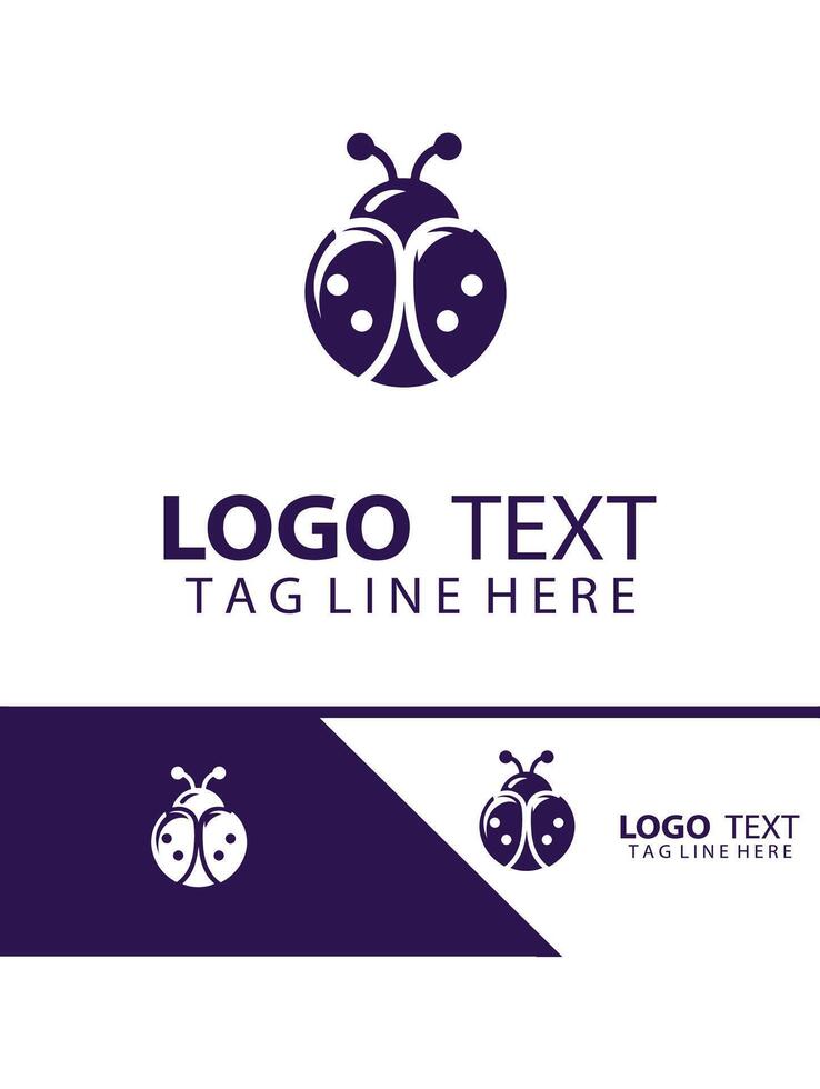 Sparkle Lady Ladybug logo vector